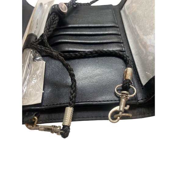 Buxton Genuine Leather Organizer Wallet With Pen - Picture 8 of 8